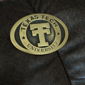 Vintage 1984 Texas Tech belt buckle
